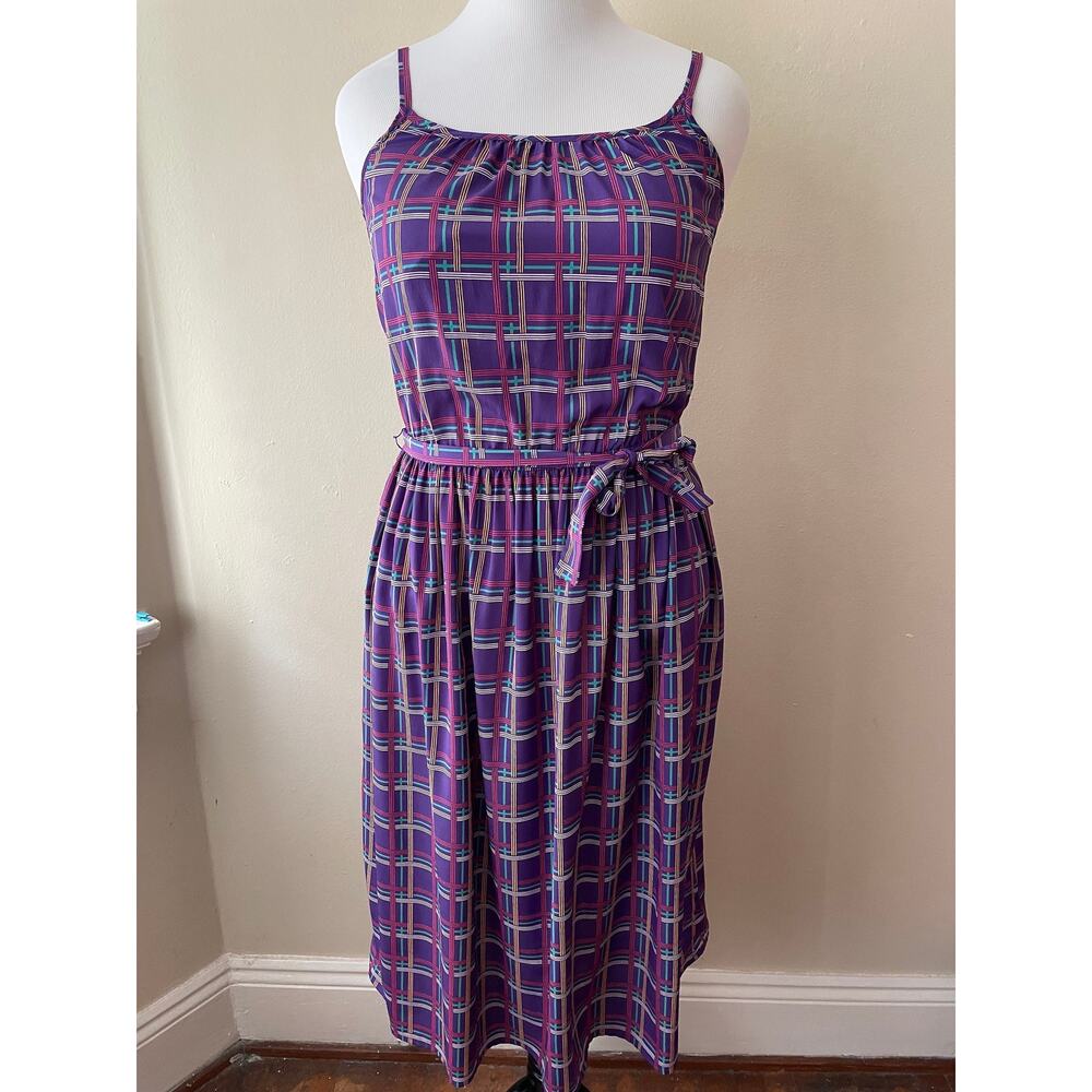 Size M - Sexy Vintage Sleeveless Purple Sundress Jack Mulqueen Size 6